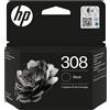 HP 308 Nero Cartuccia HP Originale per DeskJet 2710e 2720e Envy