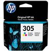 Cartuccia HP 305 Colore (3YM60AE) Originale per HP DeskJet e Envy