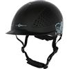 Covalliero Beauty 2.0 - Casco da equitazione per bambini, antiurto, sottile, con ventilazione, fissaggio a 4 punti