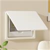 SJMDMZD Copri Quadro Elettrico Bianco, Coperchio Decorativo for Quadro Elettrico, Copertura for Contatore di Luce, Scatola di Distribuzione Contatore Flip Nascondi Decorazione Domestica A 35x25cm