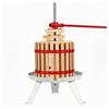 Garvee Torchio Manuale per Frutta 12L in Legno | Cestello in faggio rosso, base metallica stabile, sacchetto filtrante incluso, perfetto per vino