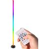 Generic Lampada Da Terra Angolare Illuminazione Ambientale LED RGB A Cambio Colore | Lampada da Angolo e da Terra Decor Interni per Soggiorno Camera da Comodino Ufficio Appartamento Bar Ristorante