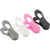 MAGICLULU Mollette Bucato ABS 20 Pezzi, Clip Stendino Antiscivolo | Bordi Arrotondati, Fissaggio su Barra o Filo, per Calze e Gonne, Uso su Stendibiancheria e Asciugatura