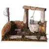 Holyart Ambientazioni, botteghe, case, pozzi: Pozzo con secchio presepe 15x20x15 cm figure 8-10 cm