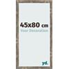 yd. Cornice 45x80 cm Blu Oro Fondente - Cornice in MDF Bologna