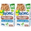 BJORG Granola Classica Avena Integrale Croccante Bio, Cereali da Colazione Biologici, Senza Zuccheri Aggiunti, Ricchi di Fibre, per Vegani e Vegetariani, 280g (Confezione da 2)