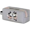 Disney Minnie Mouse Face-Borsa da Toilette da Viaggio Brick PLUS, Multicolore, 27 x 13 cm