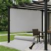 AJALGZ Tenda a Vela Rettangolare 0.5x1.5m | Impermeabili Tenda Ombreggiante de Esterno, PES Protezione UV Al 95% | Telo Parasole Alta Qualità per Giardino e Terrazza, Balconi, Grigio Chiaro