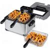 LIFEZEAL Friggitrice ad Olio 5L con Schermo LED e 3 Cestelli