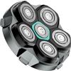 kensen 6D Teste di Rasoio Elettrico Testa Calva Uomo IPX6 Impermeabile