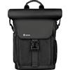TARION Zaino per fotocamera Rolltop impermeabile per fotocamera DSLR zaino con custodia per laptop da 15,6 pollici e custodia antipioggia