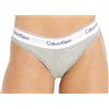 Calvin Klein Donna Slip Taglio Bikini Intimo, Grigio (Grey Heather), XL
