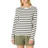Amazon Essentials T-shirt a Maniche Lunghe in 100% cotone, Vestibilità Classica Donna