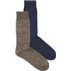 JACK & JONES Jacjefrey-Calzini Invernali, Confezione da 2 (Pacco da 2) Uomo