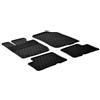 Gledring Tappetini in gomma compatibile con Dacia Duster 2010-2015 (Profilo G 4-parti + clip di montaggio)