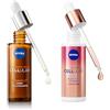 NIVEA Cellular Expert Skincare Kit, Set skincare completo con Siero Viso Bakuchiol Effetto Lifting 30 ml e Siero Vitamina C Illuminante 30 ml per una pelle rassodata e luminosa