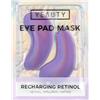 YEAUTY RECHARGING RETINOL EYE PADS - Cuscinetti per occhi super morbidi con siero anti-invecchiamento, riduce le linee sottili e le rughe, leviga la pelle della zona degli occhi, idratazione intensa