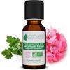 VOSHUILES.COM HUILES ESSENTIELLES & VEGE VOSHUILES - Olio Essenziale di Geranio Rosa Bio - 5ml | 100% Puro e Naturale - Cucina e Dolci Floreali