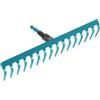 Gardena Rastrello combisystem: Rastrello a 16 denti, accessorio per la raccolta, il diserbo e la lavorazione del terreno, larghezza 41 cm (3179-20)