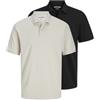 JACK & JONES Jjkane Polo SS 2Pk MP (Pacco da 2) Uomo