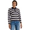 Cecil Polo da Donna a Maniche Lunghe con Bottoni, 3231411, Blu Scuro Urbano, XL