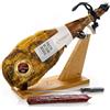 Jamonprive Prosciutto Patanegra Intero 4-4,5 Kg Supporto Prosciutto Iberico, Coltello E Chorizo - Ideale Per Tapas, Feste E Regali Gourmet - Prosciuttos Spagnolo Pata Negra Gusto Autentico, Jamon Iberico