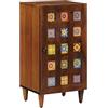 vidaXL Credenza con porta Noce 40 x 33 x 75 cm Legno di mango massello