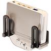 Generisch Supporto da parete per router senza fori, supporto galleggiante regolabile | Mensola da parete per router, per home office, TV box, modem via cavo e lettore multimediale