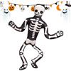 Generico Peluche Scheletro 40 cm Divertente Giocattolo Ossa per Halloween | Giocattolo Peluche Morbido Ideale Per Decorazioni Di Festa, Casa, Ufficio, Soggiorno, Camera Da , Divano E