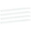 vidaXL Ripiani per Libreria 4pz Bianchi 60x10x1,5 cm Legno Multistrato