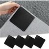 HAUTIK Tappeto Gripper TENUTA EXTRA FORTE (4, Nero) | Antiscivolo per Tappeti non lascia residui, protegge il pavimento, è inodore e riutilizzabile, la moquette non scivola più