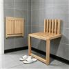 DHNDSDP Sedia Pieghevole a Muro in Legno Massiccio Con Gambe Altezza 35/42 centimetre Sgabello Cambio Scarpe Ingresso Casa Pieghevole a 90 Gradi Carico 150kg Sedia Pieghevole Con Ferramenta Spessorata