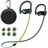 NUASI Cuffie senza fili con Bluetooth 5.3 In-ear | bassi profondi, isolamento acustico, impermeabilità IPX7, per corsa, sport, lavoro, colore verde