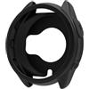 MGUEIAO 2 Pezzi Cover Compatibile con Garmin Forerunner 965, Morbido Silicone Antiurto Custodia, Leggera - Black