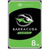 Seagate BarraCuda, 8 TB, Hard Disk Interno, SATA da 6 GBit/s, 3,5, 5.400 RPM, Cache da 256 MB per PC Desktop (ST8000DM004)