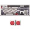 8Bitdo Retro 108 Mechanical Keyboard with 108 Keys and Integrated Numpad, Blueto