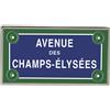 Spilla A Forma Di Rettangolo Con Insegna Della Strada Avenue Des Champs-Élysées