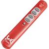 Seki Slim - Telecomando universale autoapprendente, colore: Rosso