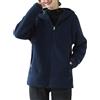 Suncadmious Giacca in Pile Double Face da Donna per Autunno e Inverno Maglione Caldo e Spesso Cappotto in Sherpa con Cappuccio a Maniche Lunghe con Cerniera Spessa e Tasche