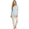 SNELLY Pigiama Donna Primavera Estate 100% Cotone Pigiami 2 Pezzi con Bottoni Aperto o Chiuso Fantasia a Scelta Taglia 44 46 48 50 52 54 56 58 60 (Taglie Forti)