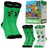 MINECRAFT Calzini Bambino - Calze Bambino in Cotone - Calzini Ragazzo Taglia Unica Pacco da 3/5 Gadget Regalo