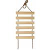 kowaku Struttura Arrampicata Gatto, Scaletta Sospeso per Gatti in Legno, 35cm | Appesa per Gatti, Scaletta Gioco Tiragraffi in Legno con Collegati da Corda per Graffio, per Animali Casa Interni Stanze