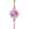 JewelryWe Orologio da Polso Rigido da Donna: Bracciale Orologio con Zircone Senza Numero Orologio Piccolo Colorato Idee Regalo da Ragazze