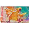 Ultra Pro Final Fantasy x Universes Beyond Traveling Chocobo (oro) Holofoil Tappetino da gioco per Magic: The Gathering