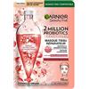 GARNIER Skin Active - Maschera viso in tessuto 2 milioni di probiotici - Maschera riparatrice - Brillante & Idratazione - Arricchita con frazioni di probiotici - Vegan & Cruelty Free - tutti i tipi di