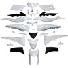 one by Camamoto cod 77380070 set kit carene plastiche complete in abs colore bianco compatibile con yamaha t-max 530 anno 2015-2016 (29 pezzi)