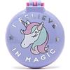 Legami - Spazzola Con Specchio, Tema, I Believe In Magic, Si Apre E Chiude Con Un Click, Comoda E Pratica Da Portare Ovunque, Unicorn