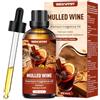 MIGCAPUT Olio Profumato Vin Brulé 100ML, Olio Essenziale Aromatico Autunno Premium per Diffusori, Creazione di Candele & Saponi e Lavoretti DIY, Profumo Dolce e Caldo per l'Autunno e le Feste