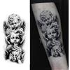 Generic 6fogli Tatuaggi Temporanei Angel Herbal Juice, Tatuaggi Magici, Semipermanenti, Tatuaggi Finti Realistici Che Durano 1-2 Settimane.