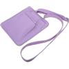 Angoily Borsa Porta Attrezzi per Fioristi, Marsupio Regolabile Viola | PU Resistente, per Fiori e Forbici da Potatura, Uso in Negozio e Composizioni, Facile da Portare